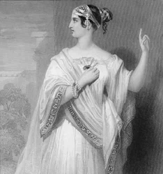 Una mujer noble romana, c.1845